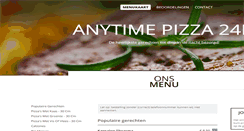 Desktop Screenshot of anytimepizza24h.nl