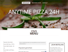 Tablet Screenshot of anytimepizza24h.nl